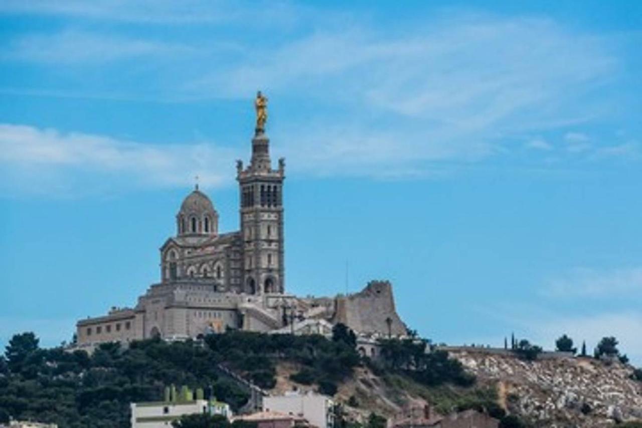 Apartamento T2 Vue sur la Basilique de Notre Dame de la Garde Marsella Exterior foto